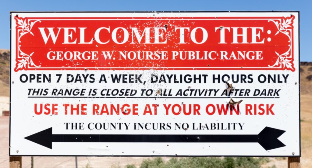 IMAGE: George W. Nourse Range Sign