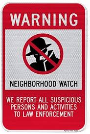 Image: Neighborhood Watch Sign